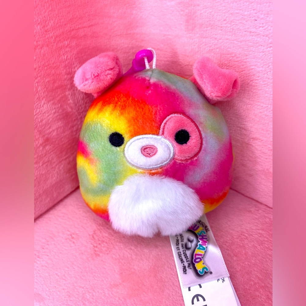 NWOT SHENA THE TIE DYE DOG GREAT CONDITION 3” CLIP